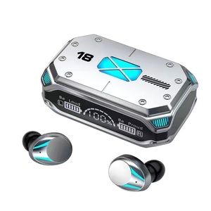 Wireless Sports Headset With RGB Multicolor Light, Metal Earphone